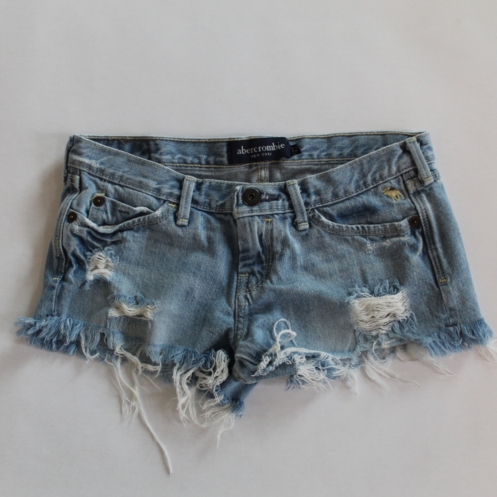 Abercrombie & Fitch Vintage Short Shorts Girl's 12 or Juniors 00/0 Y2K